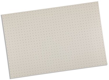 Rolyan Polyflex II Splinting Material Sheet, 1% Perforated, 1/8", White