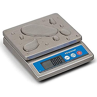 Brecknell Model 6030 Washdown IP67 Stainless Portion Control Scale 5000g x 1g / 10lbs x .002lbs NSF Certified