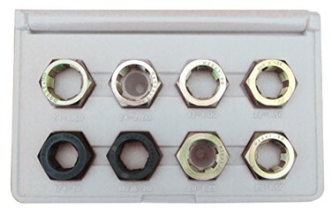 Lang Tools 2579 8-Piece Fractional and Metric Spindle Rethreader Set