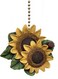 Clementine Sunflower Ladybug Floral Kitchen Ceiling Fan Light Pull