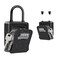 ZHEGE Lock Box, 4 Digit Combination Key Storage Lock Box for Door ,Black