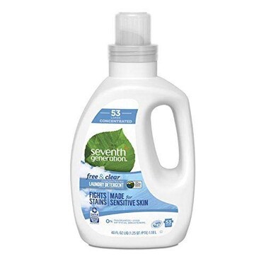 Seventh Generation Natural 53 Loads concentrated Laundry Detergent FreeClear - 40 fl oz
