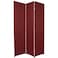 Red Lantern 6 ft. Tall Woven Fiber Room Divider - Special Edition - Burdy - 3 Panel