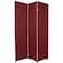 Red Lantern 6 ft. Tall Woven Fiber Room Divider - Special Edition - Burdy - 3 Panel