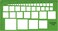 Westcott T-828 Technical Squares Drawing and Drafting Template, Plastic Template Tool, Green