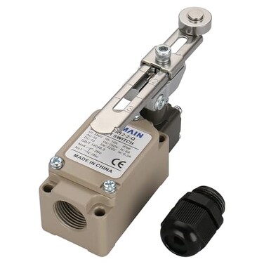 BAOMAIN WLCA12-2-Q Adjustable Roller Lever Limit Switch 1NO1NC 10A 380VAC