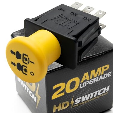 HD Switch 20 AMP Upgrade 116-0124 103-5221 Clutch PTO Switch IP53 for Exmark Toro