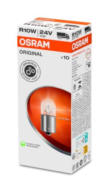 OSRAM Sylvania - 5637 Basic - High Performance Incandescent Bulb, 33241 ,10 Pack
