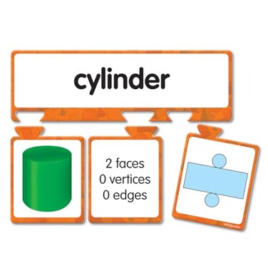 EAI Education Snap Math - 3D Shapes Puzzle: Grades 3-4