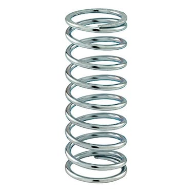 Prime-Line SP 9734 Compression Spring, Spring Steel Construction, Nickel-Plated Finish, 0.105 GA x 1-1/8 In. x 3 In. ,2 Pack