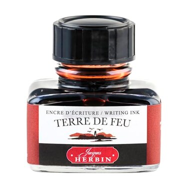 Jacques Herbin Herbin Fountain Pen Ink - 30ml Bottled - Terre de Feu