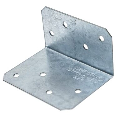 Simpson Strong-Tie A23Z A-Series Framing Angle - 2 in. x 1-1/2 in. x 2-3/4 in. Heavy Duty ZMAX-Galvanized Steel, 90-Degree Angle Connector for WoodStructural Framing