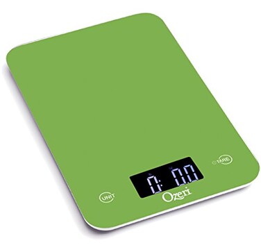 Ozeri Touch Digital Kitchen Scale ,12 lbs Editionin Tempered Glass