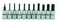 Williams WSM-11TRC 11-Piece 1/4-Inch Drive Hex Bit Socket Set