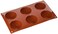 Silikomart Silicone Classic Collection Mold Shapes, Semi-Sphere, Extra-Large