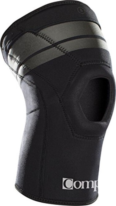 Compex Anaform 4mm Open Patella Knee Sleeve - Black - Medium