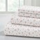 Modern Threads Silky Soft Microfiber and Wrinkle Free Sheets - Luxurious Microfiber Bed Sheets Includes Flat Sheet, Fitted Sheet with Deep Pockets,Pillowcases Ivory, King