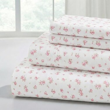 Modern Threads Silky Soft Microfiber and Wrinkle Free Sheets - Luxurious Microfiber Bed Sheets Includes Flat Sheet, Fitted Sheet with Deep Pockets,Pillowcases Ivory, Full