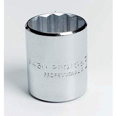Proto Stanley J5442 1/2" Drive Socket, 1-5/16", 12 Point