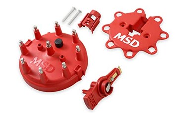 MSD 8482 Distributor Cap and Rotor Kit Red