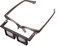 EUROTOOL Half Frame Telesight Magnifier,44, 2XELP-576.44