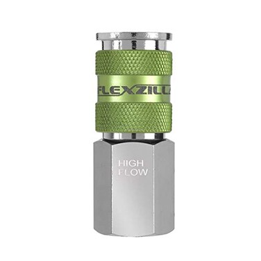 Flexzilla Pro High Flow Coupler, 1/4" Body, 3/8" FNPT - A53616FZ