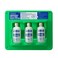 PhysiciansCare Wall-Mountable Eyewash Station with 3 Screw-Cap Bottles of Eye Wash Solution, 8 oz Each