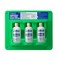 PhysiciansCare Wall-Mountable Eyewash Station with 3 Screw-Cap Bottles of Eye Wash Solution, 8 oz Each