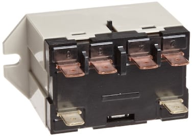 Omron G7L-2A-TUB-J-CB-AC200/240 General Purpose Relay With Test Button, Class B Insulation, QuickConnect Terminal, Upper Bracket Mounting, Double Pole Single Throw Normally Open Contacts, 8.5 to 10.2