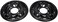 Dorman 924-656 Rear Brake Backing Plate - 1 Pair Compatible with Select Ford Models