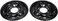 Dorman 924-656 Rear Brake Backing Plate - 1 Pair Compatible with Select Ford Models