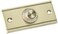 THOMASBETTS DH1633L Lighted White, Push Chime Button, Solid Brass in A Satin Nickel Finish