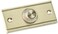 THOMASBETTS DH1633L Lighted White, Push Chime Button, Solid Brass in A Satin Nickel Finish