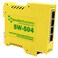 Brainboxes Switch - 4 Ports - DIN Rail mountable ,SW-504