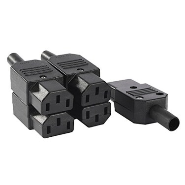 sourcing map uxcell 5Pcs Power Adapter Connector AC250V 10A 3 Terminals