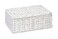 ARPAN Paper Rope Storage Basket Box with Lid-White, Small