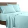 Clara ClarkSupreme 1500 Collection 4pc Bed Sheet Set - Full ,DoubleSize, Light Blue Aqua
