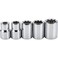 Proto 3/8" Drive 5 Piece Socket Set- 8 Point