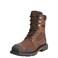 Ariat Men's Overdrive 8" Wide Square Toe Composite Toe Work Boot, Chestnut/Brown, 13 2E US