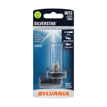 SYLVANIA 9012 SilverStar Halogen Headlight Bulb, High or Low Beam, 1 Bulb