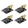 YWBL-WH 4 Pcs 3 Pin 650nm Red Transmitter Module Dot Diode Copper Head Sensor Module for Sensor Projects