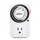 BN-LINK 24-Hour Heavy Duty Mechanical Timer Outlet,Indicator Light, 3-Prong