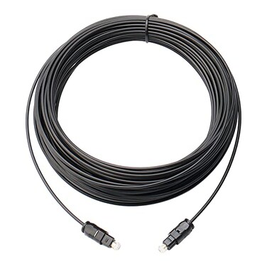 JIUWU 20M Black Digital Fiber Optical Audio SPDIF TosLink Cable