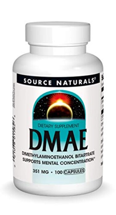 Source Naturals DMAE, 351 mg - 100 Capsules