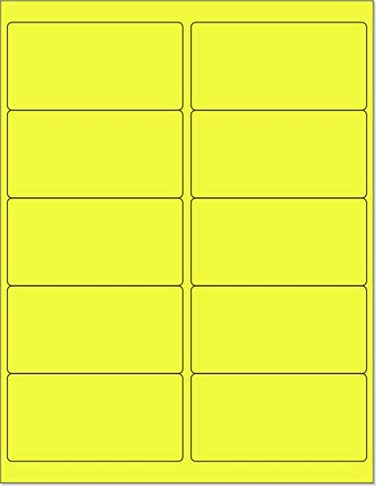 NextDayLabels Yellow Labels - 4 x 210 Per Page250 Labels