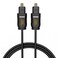 CableCreation Toslink Digital Optical Audio Fiber Optic Cable, 15FT, Thin