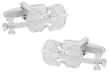 Cuff-Daddy Violin Cufflinks with Presentation Box
