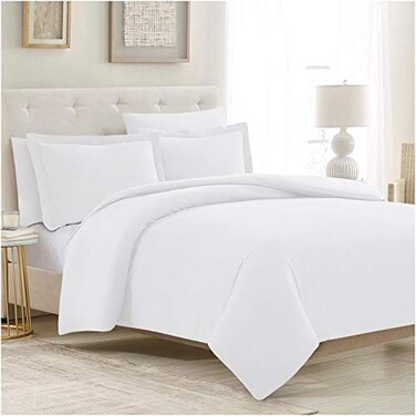 Mellanni Duvet Cover Set - 5 PC Iconic Collection Bedding Set