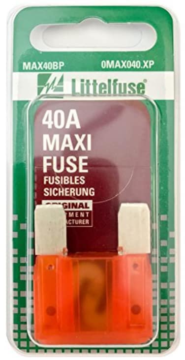 Littelfuse Maxi Blade Fuse, Orange 40 amp, 1 per pkg. ,MAX40BP