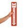 SmartSign - S-1692-EU-18 "Fire Extinguisher" Label4" x 18" Laminated Vinyl Red on White